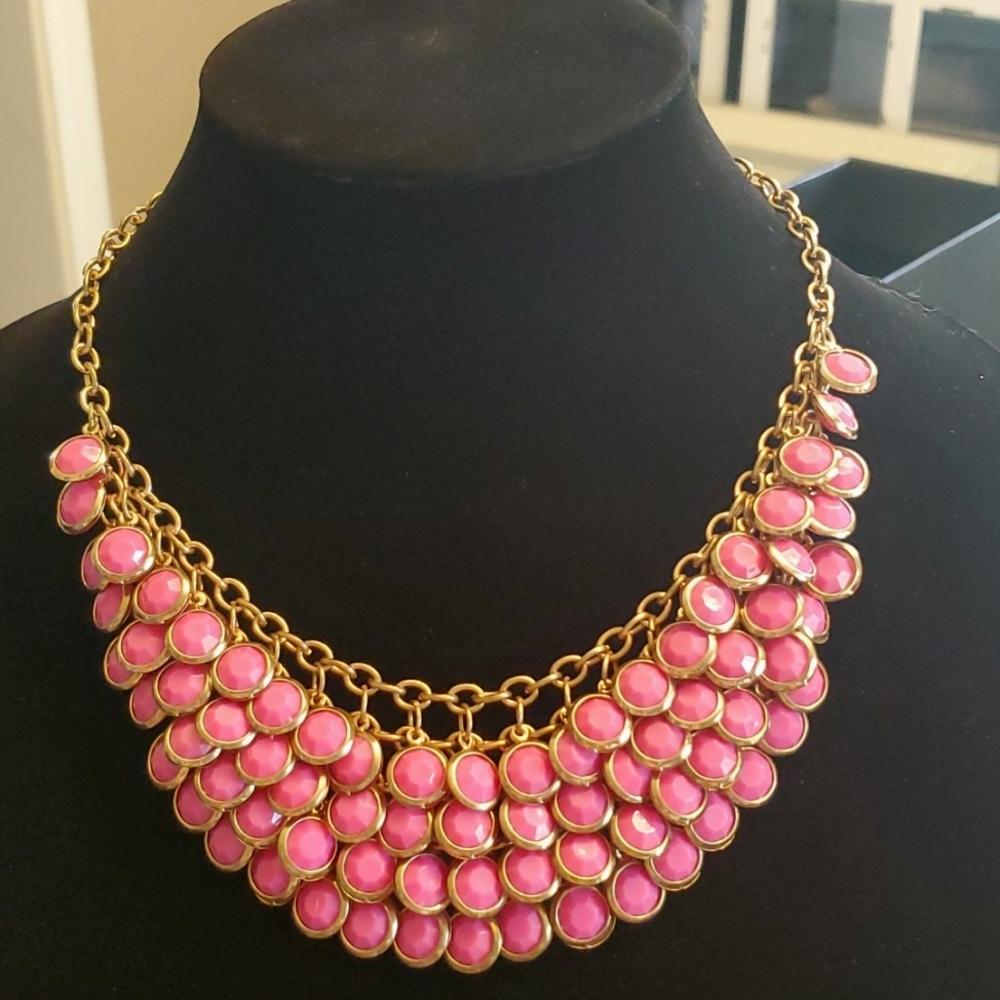 Lucite Bib necklace